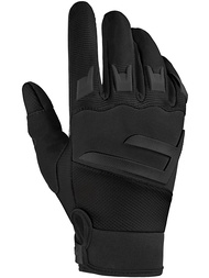 FIORETTO Mens Mountain Bike Gloves with 5MM Padded Knuckle Guard Touchscreen Cycling Gloves for MTB