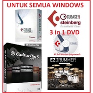 Dvd cubase 5.1 plus EZ Drummer Guitar RIG