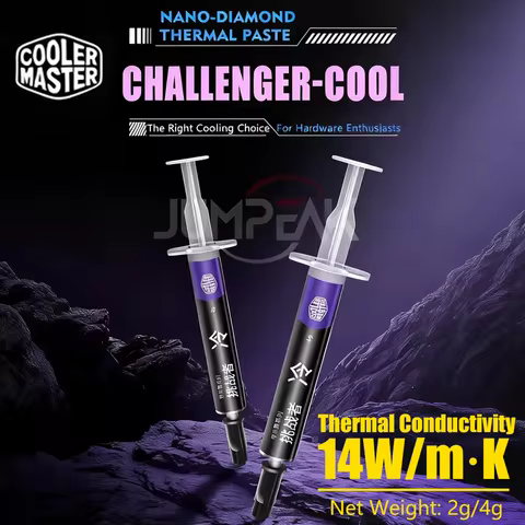 Cooler Master 14W /m.K Nano Thermal Paste Compound Heat Conductive Grease Computer PC Laptop CPU GPU