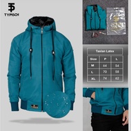 Jaket Pria Thypish Taslan 100% Anti Air-Biru Tosca