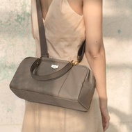 【伸縮提把】Butter奶油牛皮法棍包/斑鳩灰