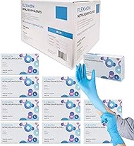 FLEXMON Nitrile Exam Gloves, 100 or 1000 Count, Single Use, 4.2 Mil Heavy, Sterile, Protective, Disposable, Latex Free