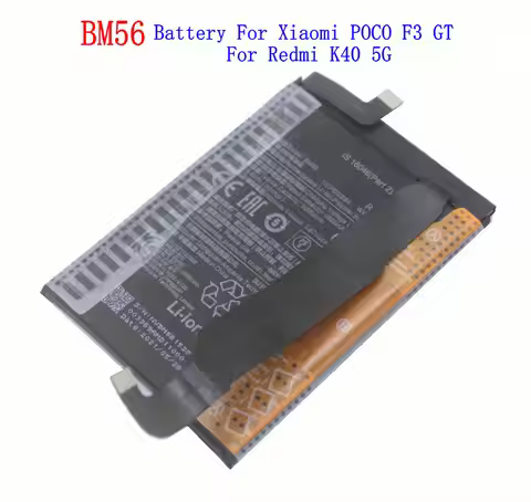 1x 5065mAh 19.6Wh BM56 Replacement Battery For Xiaomi POCO F3 GT For Redmi K40 5G Batteries