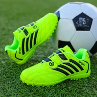 Green Children Turf Soccer Shoes Cheap Football Cleats Training Football Boots Kids Futsal Shoes Sne