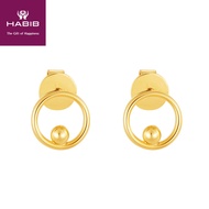 HABIB Anezka Gold Earring, 916 Gold