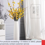 vase🟨Floor White Vase Nordic Large Vase Living Room Modern Minimalist Dried Flower Arrangement Tall Large Ceramic Decora