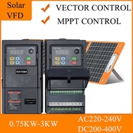 0.75KW to 5.5KW Solar Frequency Inverter Three Phase 220V Water Pump MPPT Solar Inverter