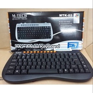 M-TECH MT-02 MINI MULTIMEDIA KEYBOARD M-TECH 02 MINI MULTIMEDIA KEYBOARD - M-TECH MTK-02 KEYBOARD 1 