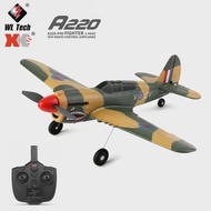 Wltoys XK A220เครื่องบินบังคับวิทยุ, เครื่องบิน3D6G 4CH ผาดโผน2.4กรัมเครื่องบินควบคุมวิทยุเครื่องบินไฟฟ้าของเล่นกลางแจ้งสำหรับเด็กผู้ใหญ่