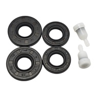 2set Crankcase Oil Seal Fuel Tank Vent Kit Fit Chinese Chainsaw 4500 5200 5800 45cc 52cc 58cc Gas Sa