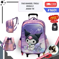 GIOBAGS 3-Wheel Elementary School Trolley Bag for Girls 1601