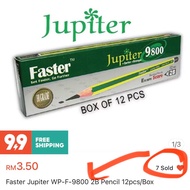 Faster Jupiter WP-F-9800 2B Pencil 12pcs/ Box