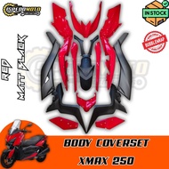 YAMAHA XMAX250 BODYSET/COVERSET/COVER/FRAME [ RED + MATT BLACK ]