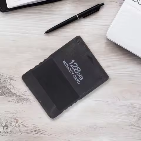 For PS2 128MB Memory Card Data Stick Game Memory Card Game Storage Card Gaming Memory Card for Plays