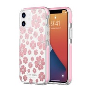 KATE SPADE DEFENSIVE HARDSHELL FLORAL GLITTER OMBRE ( เคส IPHONE 12 MINI )