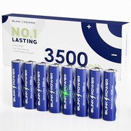 Blinkspower™ Lithium Batteries AA 8 Pack, 3500mAh NO.1 Lasting 1.5V Double A Lithium Battery 【Non-Re