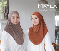 Bergo Dailly Hijab Instan Size M / bergo oval seriya / hijab instan terbaru 2024 / kerudung instan t