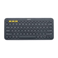 Logitech K380ไร้สายบลูทูธไร้สายเครือข่ายสีแดงคีย์บอร์ดแท็บเล็ต iPad Office