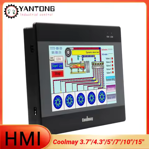 Coolmay 3.7"/4.3"/5"/7"/10"/15" HMI TK6037FH TK6043FH TK6050FH TK6070FH/HD TK6100FH TK6150FH Support