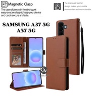 Flip Leather Case Samsung A37 5G A57 5G Leather Wallet Casing