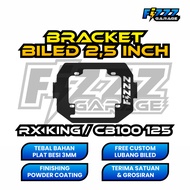 CUSTOM BILED LAMP BRACKET RX KING CB100 CB125