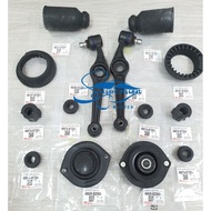 14 IN 1 SET - FRONT ABSORBER COVER/ABSORBER MOUNTING/LOWER ARM/COIL SPRING RUBBER/BUSH - PERODUA KAN