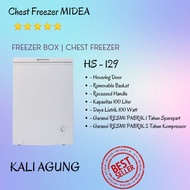 FREEZER BOX MIDEA 100 Liter | HS-129 | CHEST FREEZER