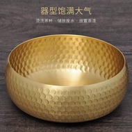 茶洗 黄铜茶洗 Brass Tea Cup Holder Dry Brewing Teaware Accessory Creative Waste Water Container Tea Art Br