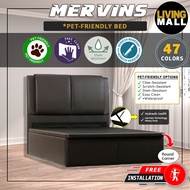 LivingMall OrthoCoil Mervins 14"/16"/18" SBD Storage Bed PetFriendly Scratch-resist w/ Mattress