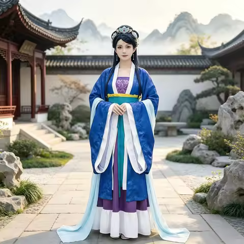 Anime The Apothecary Diaries S2 Rifa Lihua Cosplay Costume Woman Hanfu Set Lihua Rifa Roleplay Suit 