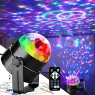 RGB LED Crystal Magic Ball Light LED Party Light Pub Disco Stage Effect Lamp with Remote Controller 