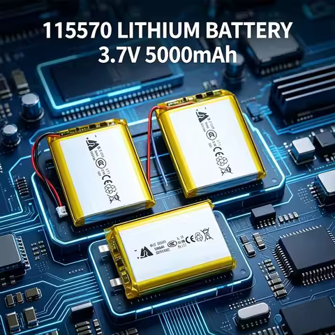 115570 3.7V5000mAh Rechargeable Lithium Polymer Battery for Power Bank Bluetooth Speaker Portable El