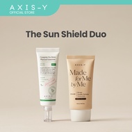 [AXIS-Y OFFICIAL] The Sun Shield Duo Sunscreen -Complete No-Stress Physical Sunscreen and Biome Doub