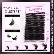 Eyelash Cluster Set80D Eyelash Cluster Set10-18Millimeter thick eyelash clusters D Curled eyelash cl