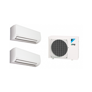 Daikin大金1.0匹+1.0匹超級變頻冷暖多聯型分體式冷氣機3MXM52RVMA+CTXM25RVMNx2