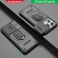 Oppo K13 Turbo / K13 Turbo Pro slider camera case with iring ring holder