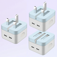 New Hong Kong British Standard 40W Fast Charging Foldable USB Plug Compatible with 15 Type-C Fast C