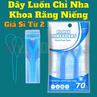Dental Floss Support Wire for People with Braces and Braces