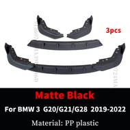 Front Bumper Lip Chin Guard For New BMW G20 G21 3 Series G28 2019-2022 M Sport Touring 330i 340i 340
