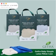 Getha Baby Latex Pillow Case - Tencel Nano Silver Fabric