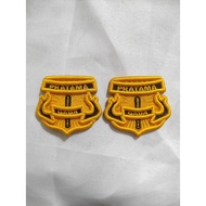 Bet Gada Pratama Embossed Computer Embroidery 5.5x6.5 cm Uniform Attributes klt embroidery