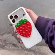 JONY1IF Mobile Phones Sucker Support, Suction Cup Mount Portable Phone Stand, Fashion Strawberry Uni