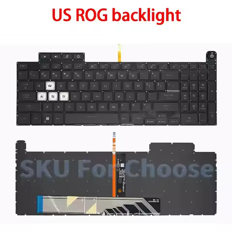US New Replace Backlight Keyboard For ASUS TUF FA507 FA507R FX507ZC FX507Z FX517 FX507ZM FA507RE FX7