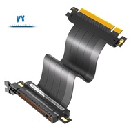 PCIE 4.0 Extension Cable, 16x Shielded High Speed GPU Riser Cable with PCI Express Port GPU Extensio