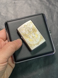 Zippo 雙鳳凰打火機  及20支黑色煙盒 Lighter & cigarette Case