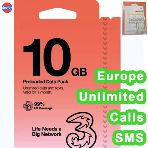 Three Europe Internet Sim Card,Prepaid Sim Card Europe,sim unlimited data,internet free unlimited si