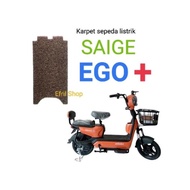 Karpet sepeda motor listrik Saige ego Saige ego plus