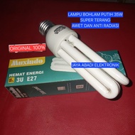 CAHAYA H54 PLC THREAD LAMP 3U e27 SNAIL BULB 35W 35 W WATT ORIGINAL 100% TORNADO SPIRAL BULB WHITE W