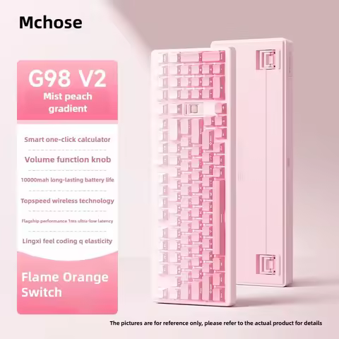 MCHOSE G98V2 Mechanical Keyboard 98 Layout with Numberpad Wireless Hot Swappable E-sports Gaming Off