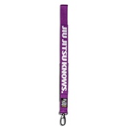 Hyperfly Jiu Jitsu Knows BJJ Belt Rank Lanyard (Purple)